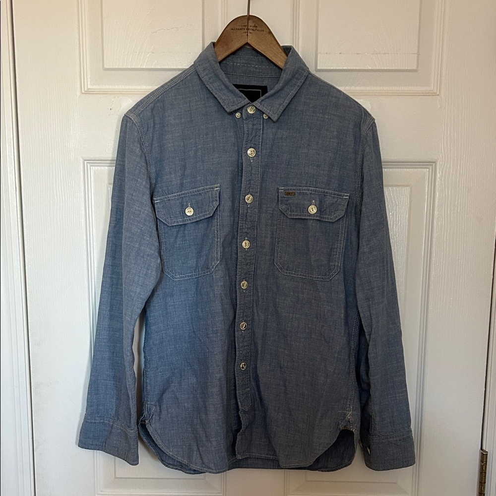 Obey Light Blue Chambray Workshirt